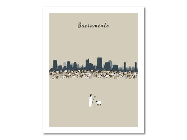 Lost Sheep from Sacramento Poster Print